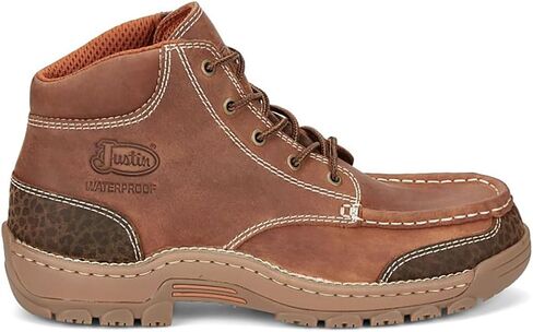 Justin Men's Corbett 5" Lace-Up Waterproof Work Boot in Saudi Arabia