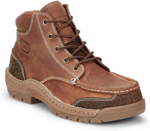 Justin Men's Corbett 5" Lace-Up Waterproof Work Boot in Saudi Arabia