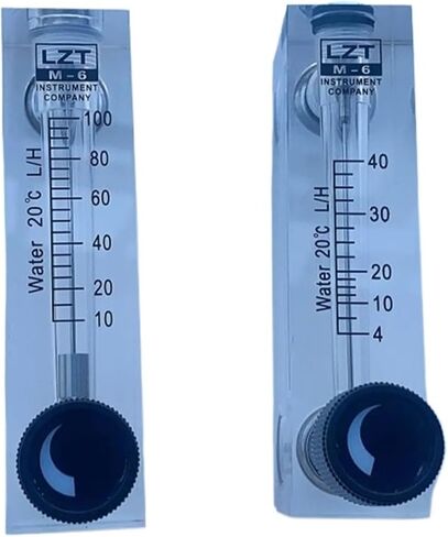 2-20L/h 4-40L/h 6-60L/h 10-100L/h LZM-6T Water Panel Flowmeter Rotameter With Valve M18 Male G1/4 Female Pressure 0.1Mpa(10-100 L Per Hour) in Saudi Arabia