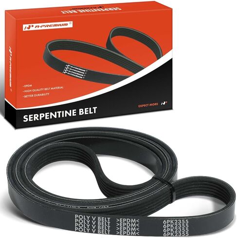 A-Premium Engine Serpentine Drive Belt Compatible with Land Rover Range Rover 2014-2019, Range Rover Sport 2014-2019, Discovery 2017-2020, Defender 90 110 2022, 3.0L 5.0L in Saudi Arabia