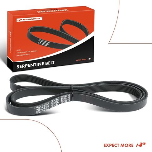 A-Premium Engine Serpentine Drive Belt Compatible with Land Rover Range Rover 2014-2019, Range Rover Sport 2014-2019, Discovery 2017-2020, Defender 90 110 2022, 3.0L 5.0L in Saudi Arabia