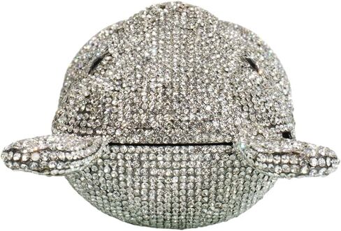 Women Cute Rabbit Shape Rhinestone Evening Bag Chic Animal Crystal Clutch Glitter Full Diamond Purse for Prom Party in Kuwait
