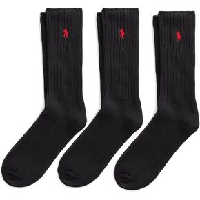 Polo Ralph Lauren Men's Classic Sport 3-Pair Socks 10-13 (Black) in Kuwait