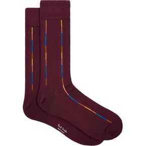 PS Paul Smith Men's Gareth Artist Socks, Burgundy, One Size in Kuwait