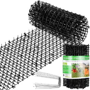 Sanwuta 2 Pcs 26.3 ft Cat Spike Mat Outdoor Deterrent Mat, Brown in Kuwait