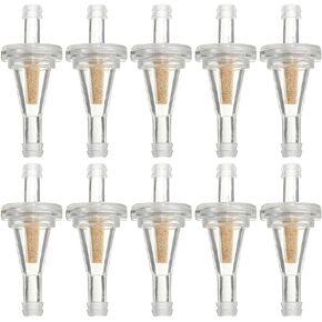 HZEL 10PCS 1/4" Car Fuel Filters, Clear Small Vehicle Engine Inline Gas Filters, Automotive Oil Filtering Replacement Accessories for Dirt Bike UTV Snowmobile with 1/4 Inch Fuel Lines in Kuwait