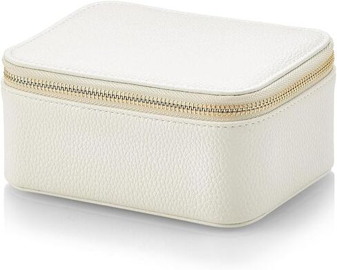 Rectangular Jewelry Organizer - Portable Travel Earring and Jewelry Storage Box for Women,Black in Saudi Arabia
