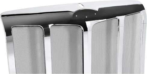 Front Grill w/Bug Screen Compatible with 2013-2021 Peterbilt 579 Front Hood Radiator Bumper Grille Plastic+Steel-Silvery in Saudi Arabia