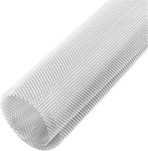 40x13" Car Grill Mesh for Bumper,Cuttable Metal Mesh Grill with 6mm Honeycomb Meshes Eyelets for Blocking Stones/Branch,Aluminum Alloy Car Metal Meshes Screen Grille Inserts (6mm Hexagonal) in Saudi Arabia