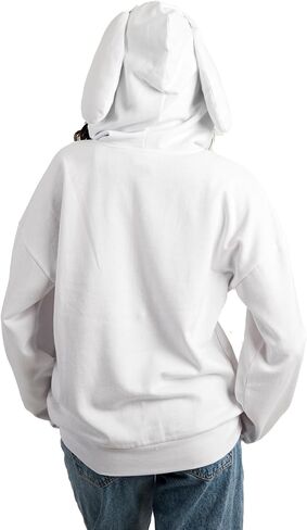Bioworld Cinnamoroll Adult White Cosplay Hoodie With 3D Ears and Embroidery in Saudi Arabia