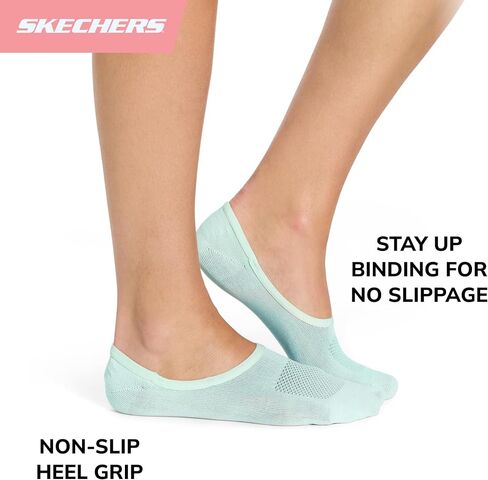 Skechers Women's Slip-ins 5-Pack Performance No Show Liners, Lightweight & Breathable Mesh in Saudi Arabia