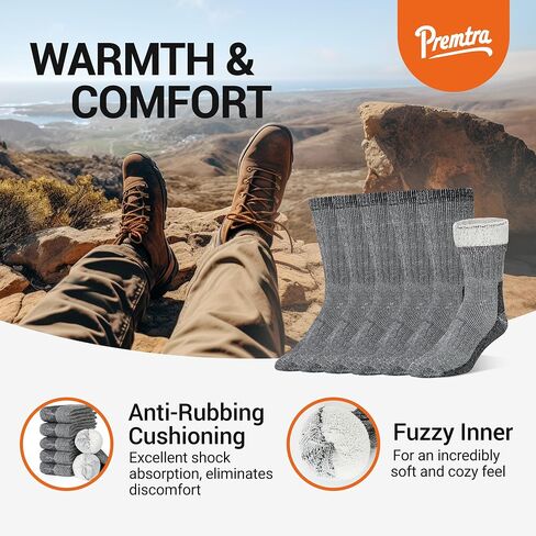 Premium Merino Wool Socks for Men & Women - Warm, Moisture-Wicking, and Durable in Saudi Arabia