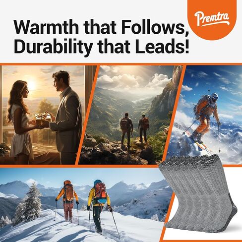 Premium Merino Wool Socks for Men & Women - Warm, Moisture-Wicking, and Durable in Saudi Arabia