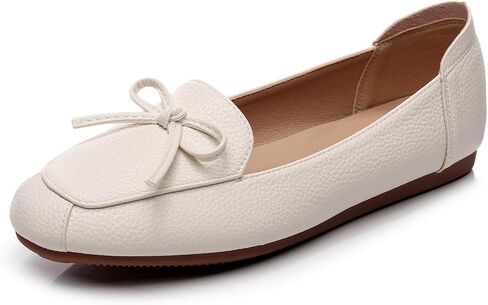 VenusCelia Women's Bowknot Wide Flat Shoe in Saudi Arabia