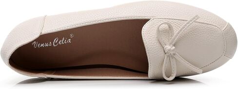 VenusCelia Women's Bowknot Wide Flat Shoe in Saudi Arabia
