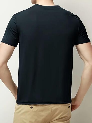 Quick Dry Ice Silk Athletic T-Shirts for Men, Athletic Short Sleeve Moisture Wicking Tee for Running,Training （1 Piece） in Saudi Arabia