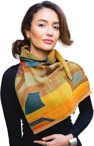 In Style 100% Australian Merino Wool Reversible Scarf – Elegant, Non-Itchy & Lightweight, travel, Made in India in Saudi Arabia