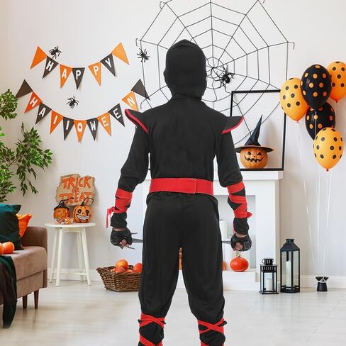 Ninja Costumes Set Halloween Ninja Costume Dragon Ninjas AccessoriesToys for Kids Role Play in Saudi Arabia
