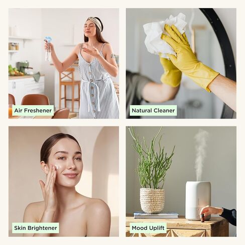 زيت الليمون العطري - زيت الحمضيات الطبيعي 100% للناشر أو العلاج العطري، رائحة منعشة ومنشطة تدعم التركيز والنضارة، مناسب لأغراض التنظيف والعناية بالبشرة in Saudi Arabia