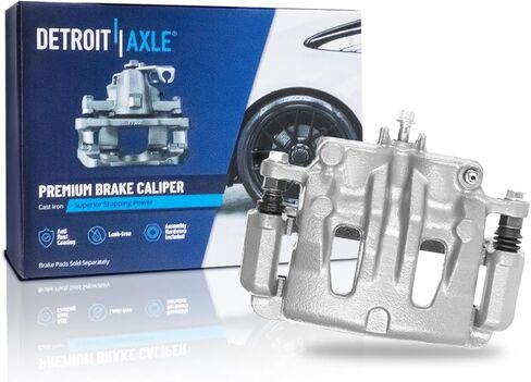 Detroit Axle - Front Right Brake Caliper for Hyundai 2007-2010 Entourage, 2006-2012 2014 Kia Sedona, Passenger Side Disc Brake Caliper with Bracket 2008 2009 Replacement in Saudi Arabia