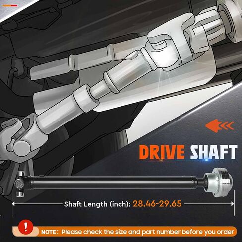 مجموعة عمود الدفع الأمامي لعمود المروحة تناسب Ford Explorer V6 4.0L V8 5.0L 1997 1998 1999 2000 2001، لـ Mercury Mountaineer 4.0L 5.0L 1997-2001، 4WD لـ F77Z4A376CB XL2Z4A376BA in Saudi Arabia