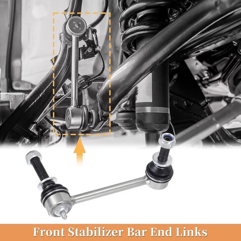X AUTOHAUX 2pcs Front Sway Bar Links Stabilizer Link Kit for Toyota Tacoma 2WD 2005-2017 for Toyota Tacoma 4WD 2005-2017 Suspension Kit No.K80946/K80948 in Saudi Arabia