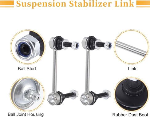 X AUTOHAUX 2pcs Front Sway Bar Links Stabilizer Link Kit for Toyota Tacoma 2WD 2005-2017 for Toyota Tacoma 4WD 2005-2017 Suspension Kit No.K80946/K80948 in Saudi Arabia
