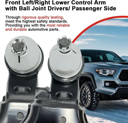 ذراع التحكم الأمامي السفلي الأيسر والأيمن مع مفاصل كروية متوافقة مع Toyota Tacoma 3.5L 2.7L 2016-2023، يستبدل 4806904060 4806804060 in Saudi Arabia