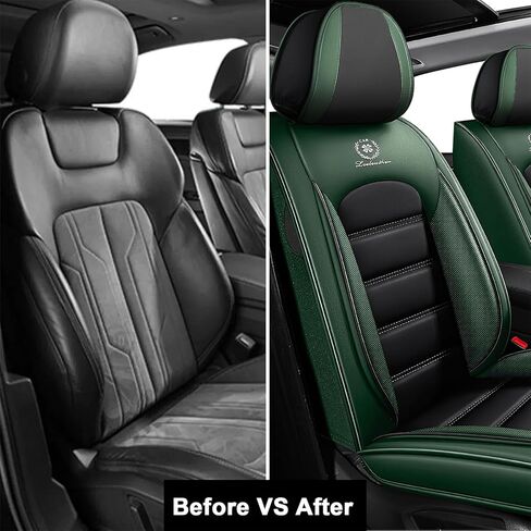 أغطية مقاعد السيارة لسيارة إنفينيتي QX50 QX60 QX80 FX35 Q40 Q50 G25 G35 G37 M35 غطاء مقعد جلد نابا (المقاعد الأمامية الفاخرة، بني) in Saudi Arabia