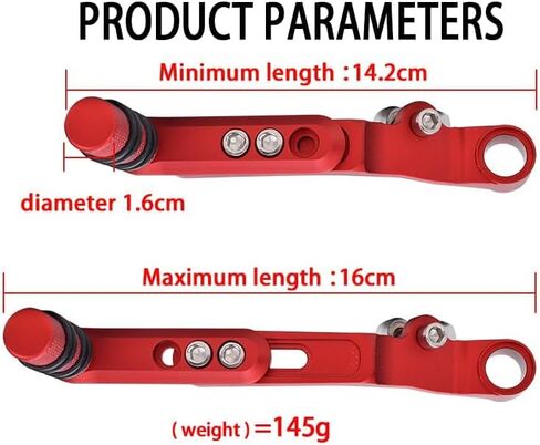 motokano Motorcycle Shift Shaft Brace CNC Gearshift Lever Compatible with Honda CBR650R CB650R CBR500R CB500X/F CBR400R CB400X/F (red) in Saudi Arabia