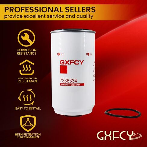 7336334 Fuel Water Separator Filter Replace 7348032 7400454 7023589 Compatible with Skid Steer Loaders S76 Track Loaders T76 T66 E42 E50 E60 A770 S450 S510 S530 S550 S590 S770 T450 T590 T870 in Saudi Arabia