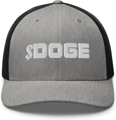 $Doge Dogecoin Ticker Cryptocurrency Trucker Cap Snapback Hat in Saudi Arabia