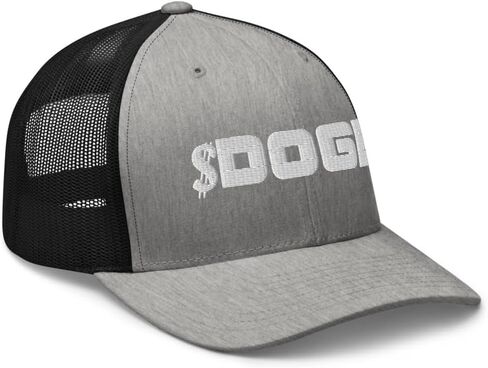 $Doge Dogecoin Ticker Cryptocurrency Trucker Cap Snapback Hat in Saudi Arabia