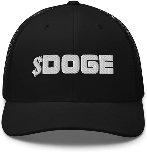 $Doge Dogecoin Ticker Cryptocurrency Trucker Cap Snapback Hat in Kuwait