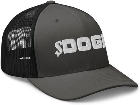 $Doge Dogecoin Ticker Cryptocurrency Trucker Cap Snapback Hat in Kuwait
