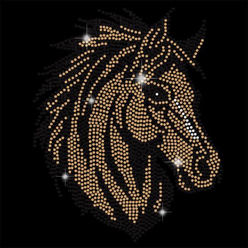 Compass Rhinestone Iron on Hotfix Transfer for Bags Bling Crystal Compass Heat Transfer Decal T-Shirt Crystal Heat Transfer Hot Fix Stickers Iron on Compass Patch for DIY Art Craft Clothing in Kuwait