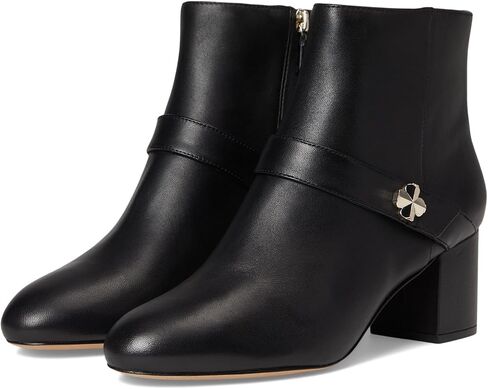 kate spade new york Women's Spade Flower Smooth Leather Heeled Ankle Bootie School Uniform Shoe in Saudi Arabia