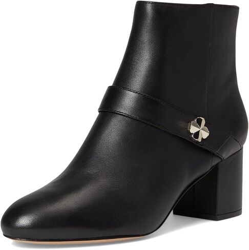 kate spade new york Women's Spade Flower Smooth Leather Heeled Ankle Bootie School Uniform Shoe in Saudi Arabia