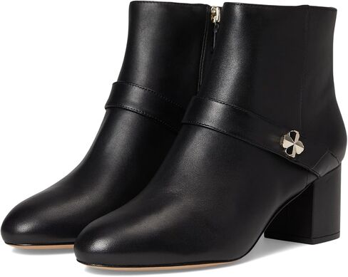 kate spade new york Women's Spade Flower Smooth Leather Heeled Ankle Bootie School Uniform Shoe in Saudi Arabia