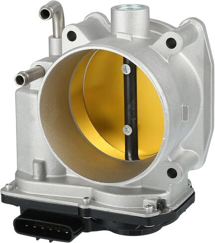 Throttle Body Assembly No.LR006142 Throttle Body Actuator for Land Rover LR3 4.4L V8 - Gas 2005-2009 Aluminum Alloy Silver Tone in Saudi Arabia