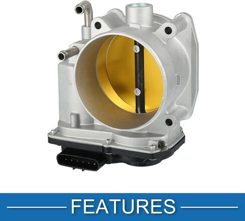 Throttle Body Assembly No.LR006142 Throttle Body Actuator for Land Rover LR3 4.4L V8 - Gas 2005-2009 Aluminum Alloy Silver Tone in Saudi Arabia