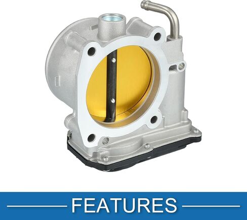 Throttle Body Assembly No.LR006142 Throttle Body Actuator for Land Rover LR3 4.4L V8 - Gas 2005-2009 Aluminum Alloy Silver Tone in Saudi Arabia