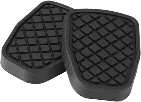 Qiilu Rubber Brake Pedal for Subaru Forester Impreza Outback WRX, One Pair Clutch Pedal Pad with Durable Design for Car Accessories in Saudi Arabia
