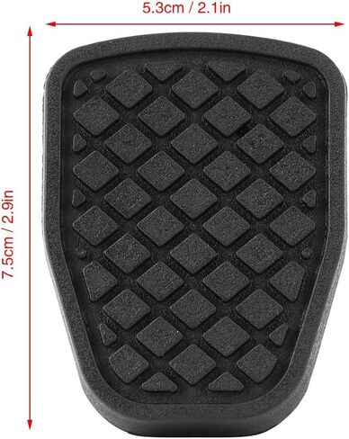 Qiilu Rubber Brake Pedal for Subaru Forester Impreza Outback WRX, One Pair Clutch Pedal Pad with Durable Design for Car Accessories in Saudi Arabia