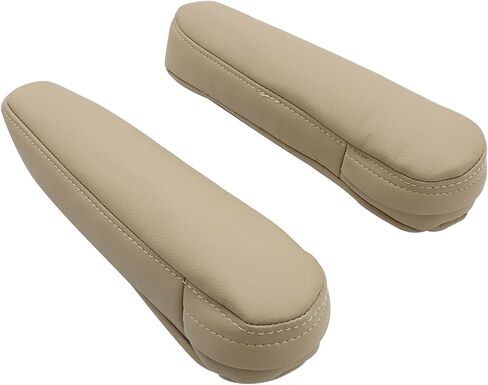 FZJDSD 2pcs Plain Beige Leather Seat Armrest Cloves Compatible with Toyota Sequoia 2001 2002 2003 2004 2005 2006 2007 in Saudi Arabia
