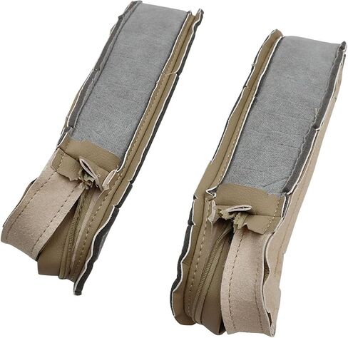 FZJDSD 2pcs Plain Beige Leather Seat Armrest Cloves Compatible with Toyota Sequoia 2001 2002 2003 2004 2005 2006 2007 in Saudi Arabia