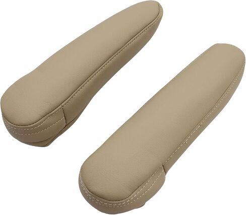 FZJDSD 2pcs Plain Beige Leather Seat Armrest Cloves Compatible with Toyota Sequoia 2001 2002 2003 2004 2005 2006 2007 in Saudi Arabia