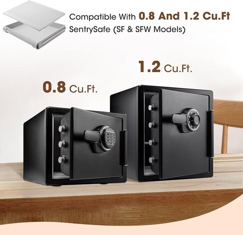 Compatible with SentrySafe SFW082 and SFW123 Fireproof Safes, Shelf Insert, Safe Shelf Accessory - Keep Your Belongings Organized in Saudi Arabia