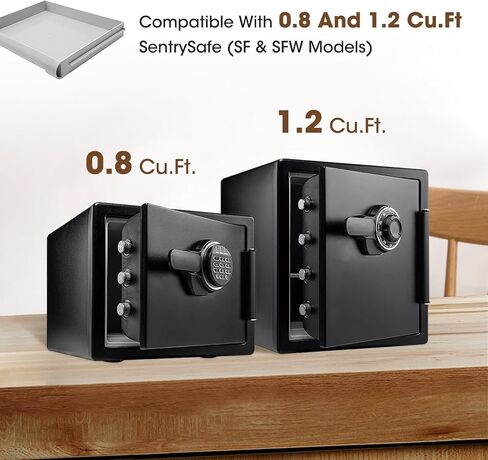 Compatible with SentrySafe SFW082 and SFW123 Fireproof Safes, Shelf Insert, Safe Shelf Accessory - Keep Your Belongings Organized in Saudi Arabia