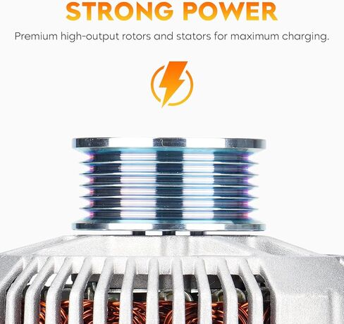 New Alternator for Ford Ranger 1996-2005, F150 1997-2002, Explorer 1995-2000, E150 E250 E350 Econoline Wagon, Mazda B2300 B2500 B3000 B4000 97-05, Mercury Tracer 97-98, F57U-10300-AA F57U-10300-BA in Saudi Arabia